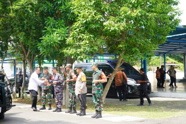 Korem 064/MY Sebagai Satgas Pamwil Sukses Amankan Kunjungan Wapres