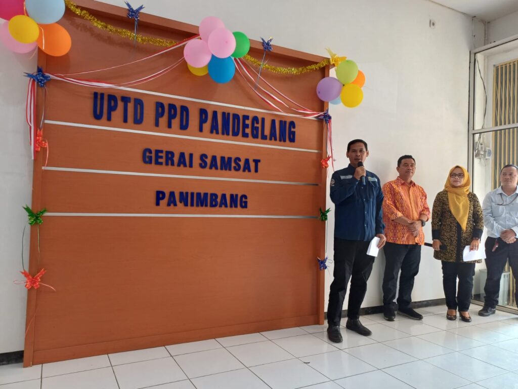 Lebih Dekat dengan Masyarakat, Bapenda Banten Resmikan Kantor Gerai Samsat Panimbang Lebih Dekat dengan Masyarakat, Bapenda Banten Resmikan Kantor Gerai Samsat Panimbang
