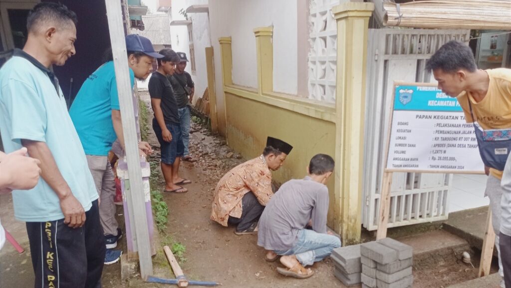 Bangun Drainase dan TPT Gunakan DD Tahap Pertama, Ini Kata Pj Kades Margasana