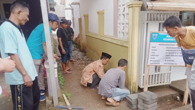 Bangun Drainase dan TPT Gunakan DD Tahap Pertama, Ini Kata Pj Kades Margasana