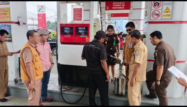 Polres Serang Bersama Instansi Terkait Lakukan Sidak ke Sejumlah SPBU