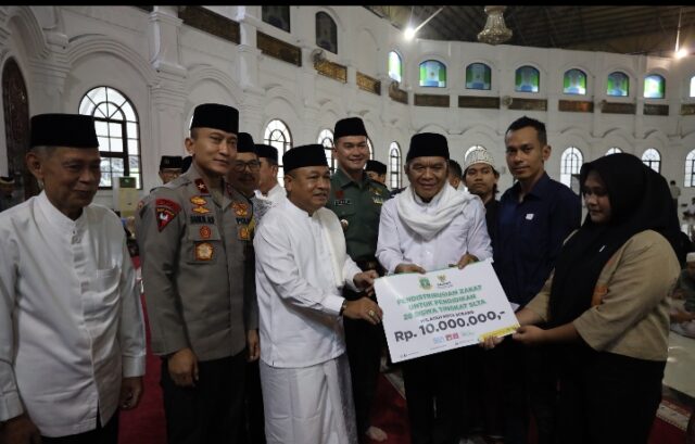 Wakapolda Banten Hadiri Nuzulul Qur’an di Masjid Raya Al Bantani