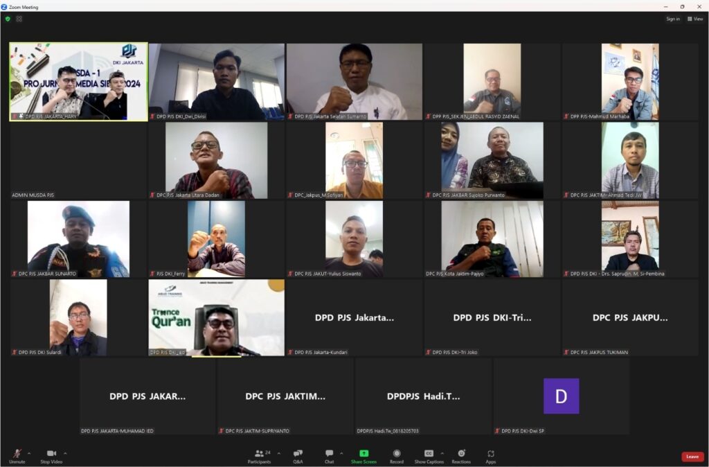 Musda I DPD PJS DKI Tetapkan Tri Joko Sebagai Ketua, Ini Targetnya Musda I DPD PJS DKI Tetapkan Tri Joko Sebagai Ketua, Ini Targetnya