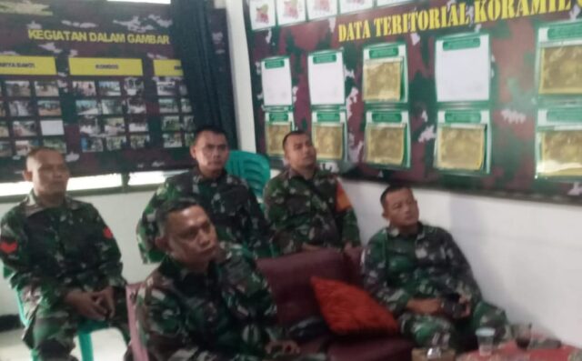 Babinsa Jajaran Kodim 0602/Serang Ikuti Training Of Trainers Antisipasi Darurat Pangan Nasional