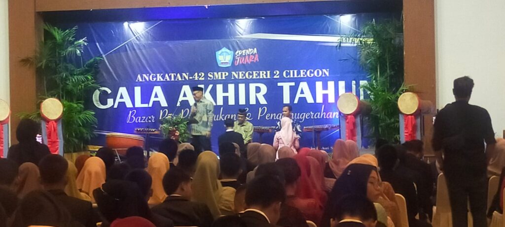 SMPN 2 Kota Cilegon Gelar Gala Akhir Tahun, Kepsek : Jaga Nama Baik Almamater