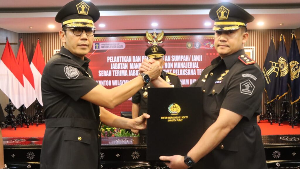 Kakanwil Kemenkumham DKI Jakarta Lantik Pejabat Baru Kakanwil Kemenkumham DKI Jakarta Lantik Pejabat Baru