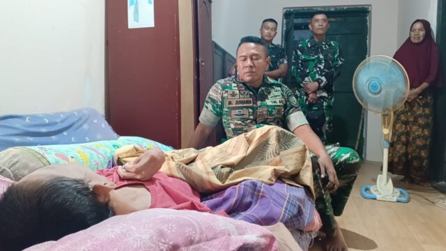 Dandim Serang Jenguk Muhammad Wisam yang Lumpuh dan Luput Dari Perhatian Pemerintah Kota Serang