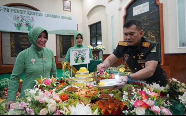 Adakan Syukuran HUT ke-78 Persit KCK, Ini Pesan Danrem 064/MY