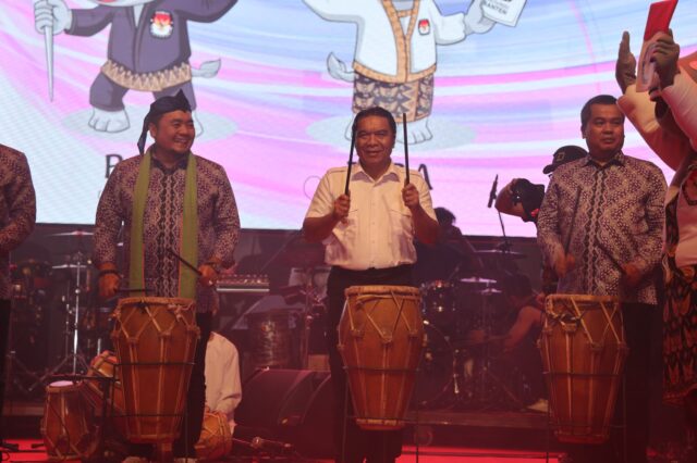 KPU Banten Launching Jingle dan Maskot Pilkada 2024