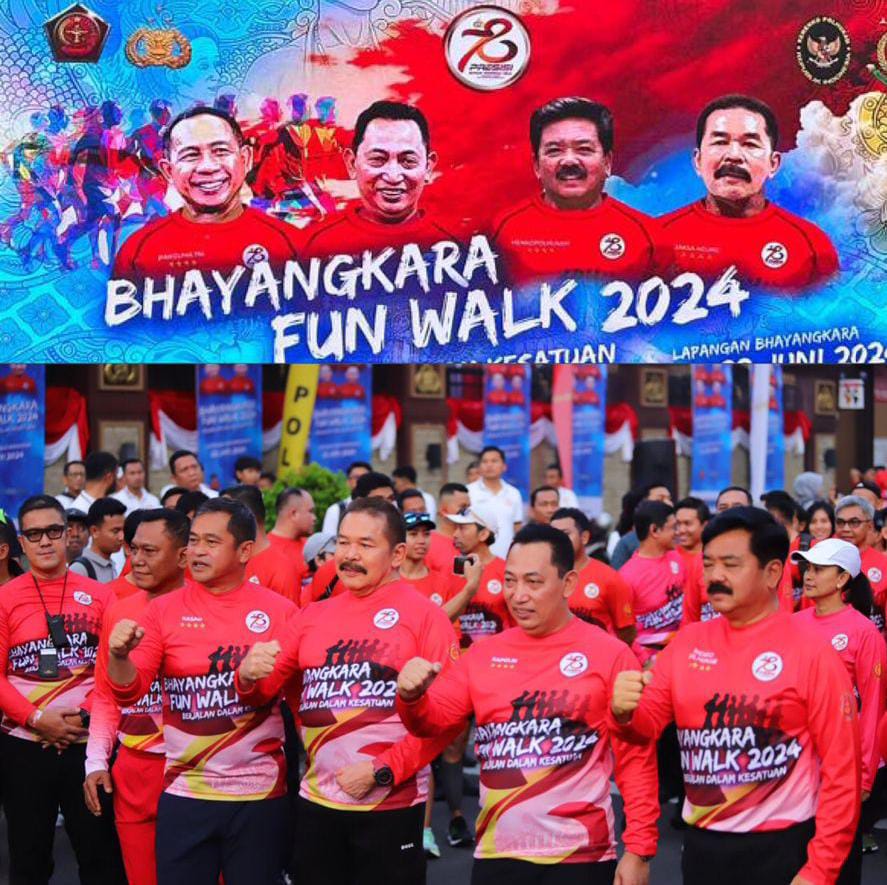 Kapolri Flag Off Buka Kegiatan Jalan Santai Bhayangkara Fun-Walk 2024 Kapolri Flag Off Buka Kegiatan Jalan Santai Bhayangkara Fun-Walk 2024