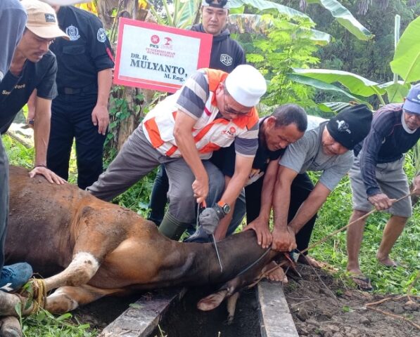 DPW PKS Banten Bersama Cagub Dimyati Distribusikan Ribuan Paket Hewan Kurban