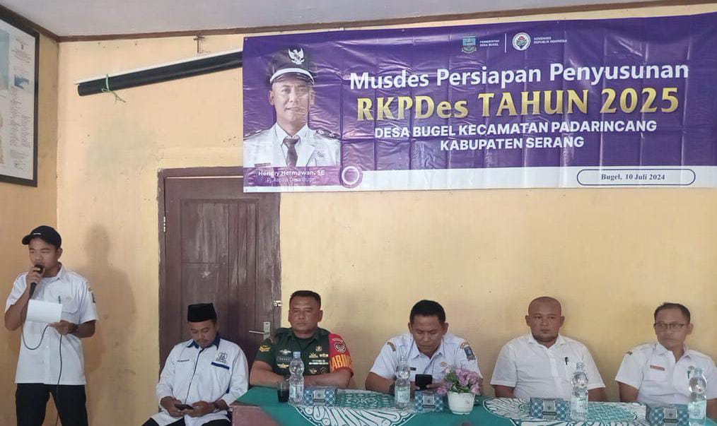 Sertu Deni Babinsa Koramil 0602-13/Padarincang Hadiri Penyusunan RKP Desa Tahun 2025