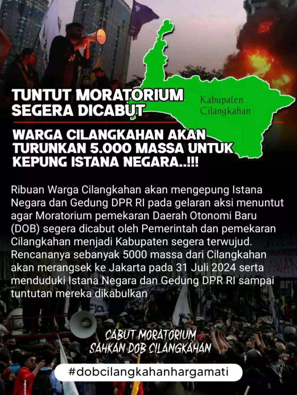Tuntut Moratorium Dicabut, Ribuan Massa Dari Lebak Akan Geruduk Istana Tuntut Moratorium Dicabut, Ribuan Massa Dari Lebak Akan Geruduk Istana