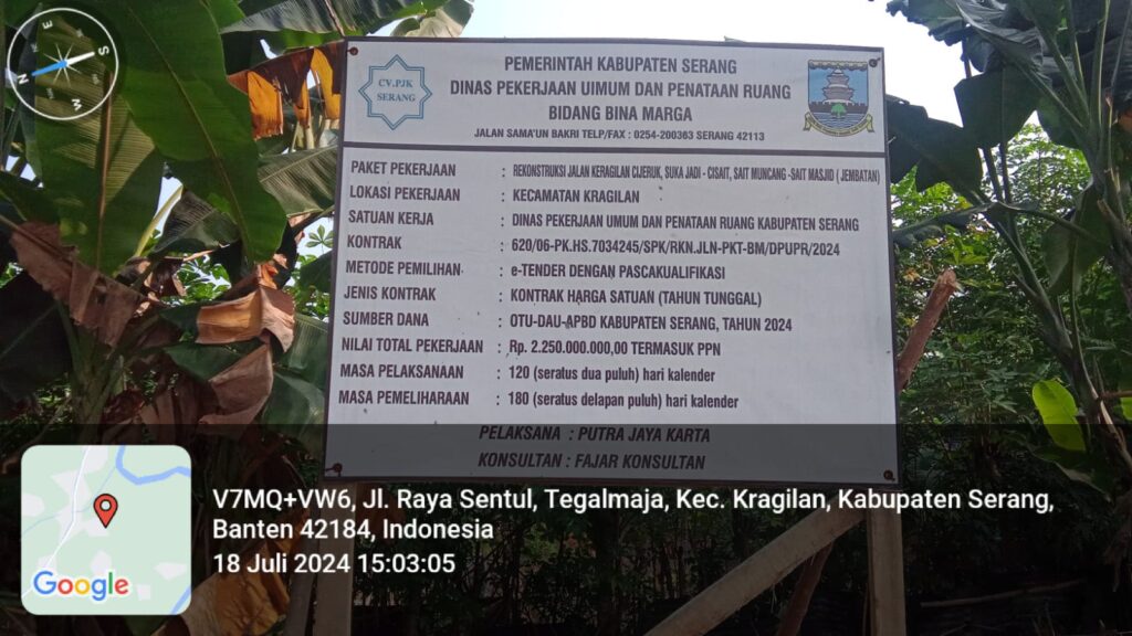 Klarifikasi Pelaksana Proyek Jalan di Desa Tegal Maja Terkait Dugaan Bahu Jalan di Urug Limbah dan Sampah Klarifikasi Pelaksana Proyek Jalan di Desa Tegal Maja Terkait Dugaan Bahu Jalan di Urug Limbah dan Sampah