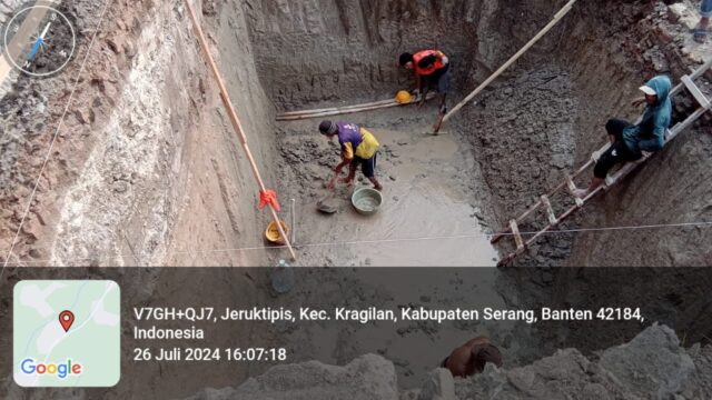 Pekerjaan Pembangunan Jembatan Luwung Semut Kragilan Diduga Minim Pengawasan dan Abaikan K3