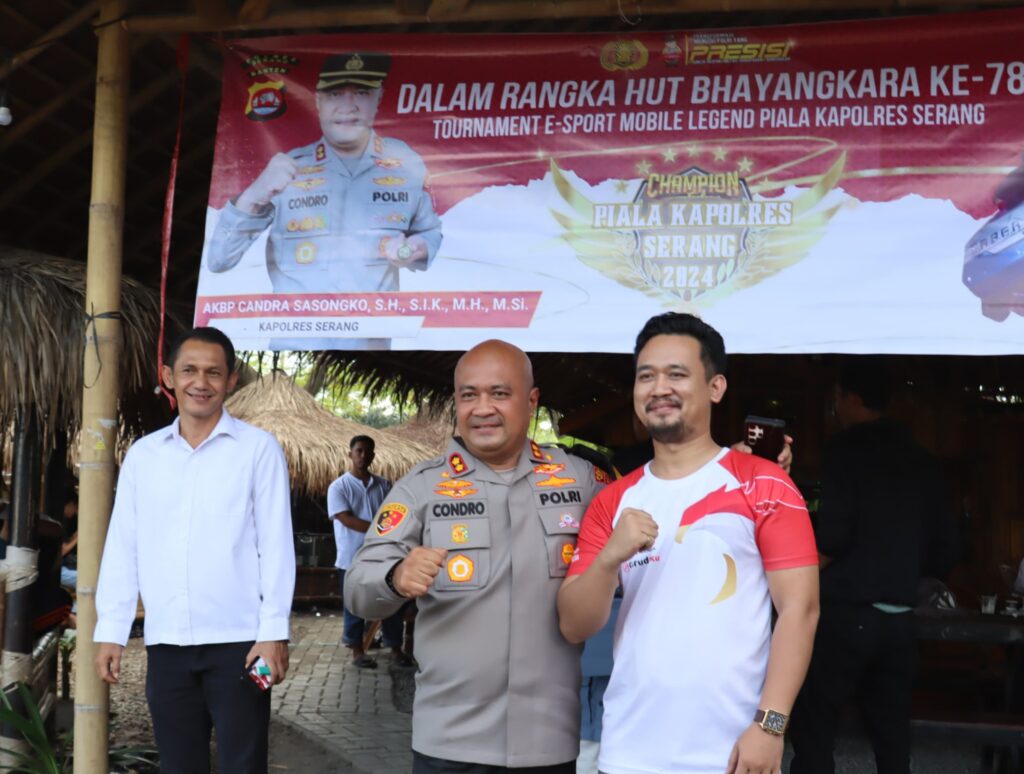 Cegah Kenakalan Remaja, Polres Serang Gelar Turnamen E- Sport Mobile Legend Cegah Kenakalan Remaja, Polres Serang Gelar Turnamen E- Sport Mobile Legend