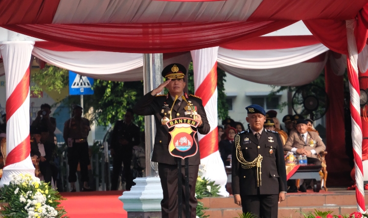Polda Banten Gelar Upacara Hari Bhayangkara ke-78 Polda Banten Gelar Upacara Hari Bhayangkara ke-78