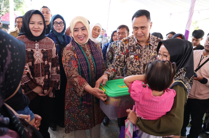 Al Muktabar Hadiri Peluncuran Pilot Project Posyandu 6 SPM Kabupaten Lebak