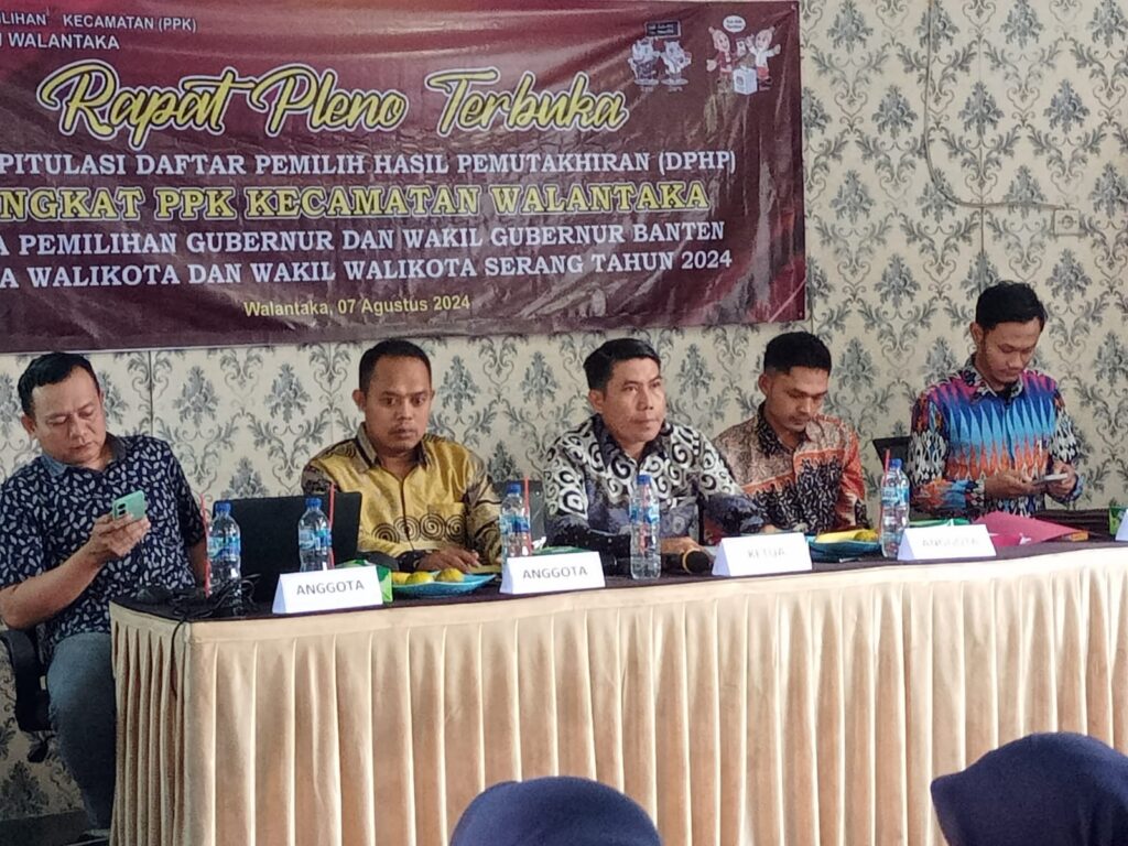 PPK Walantaka Gelar Rapat Pleno Terbuka Rekapitulasi Daftar Pemilih PPK Walantaka Gelar Rapat Pleno Terbuka Rekapitulasi Daftar Pemilih