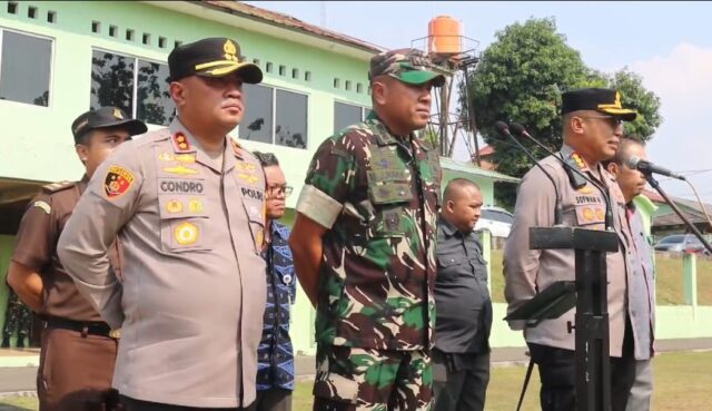 Dandim 0602/Serang : Sinergitas TNI-Polri Siap Mengamankan Pilkada Tahun 2024