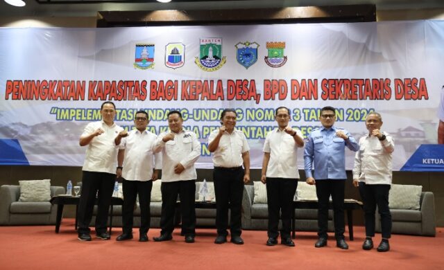 Kajati Banten Berikan Informasi Hukum Dalam Peningkatan Kapasitas Kepala Desa Tahun 2024