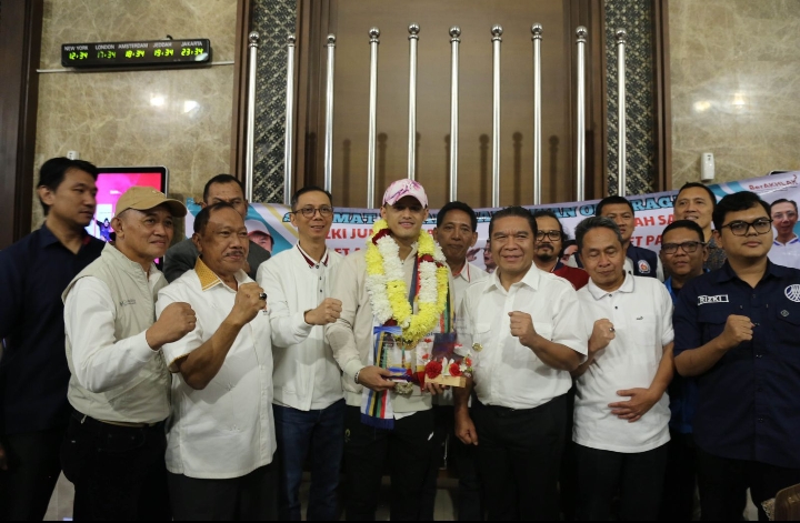 Pj Gubernur Banten Turut Sambut Kedatangan Atlet Indonesia Pada Olimpiade 2024 Paris