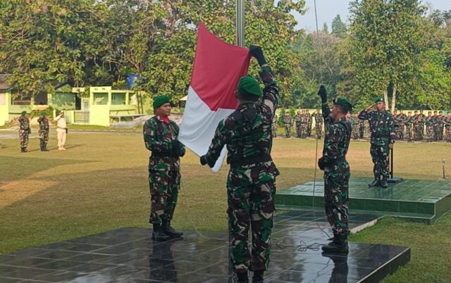 Pabung Kodim 0602/Serang Jadi Inspektur Upacara 17 September 2024 Di Makodim Serang