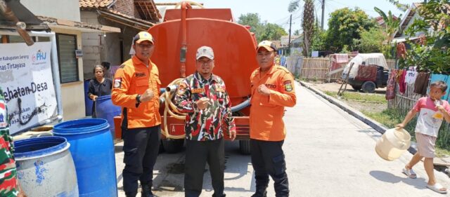 LMPI Banten Peduli Berikan Bantuan Air Bersih ke Masyarakat Pontang