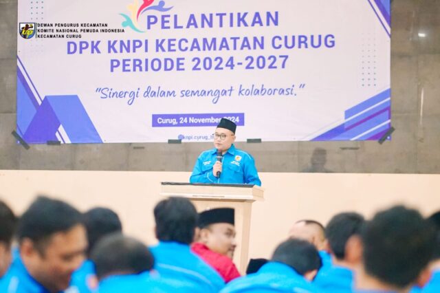 Pelantikan DPK KNPI Curug: Ahmadi Resmi Pimpin Organisasi Pemuda hingga 2027