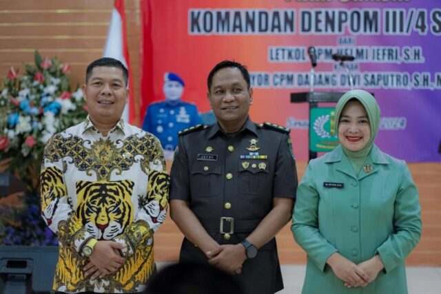 Ketua DPRD Banten Hadiri Acara Lepas Sambut Komandan Denpom III/4 Serang