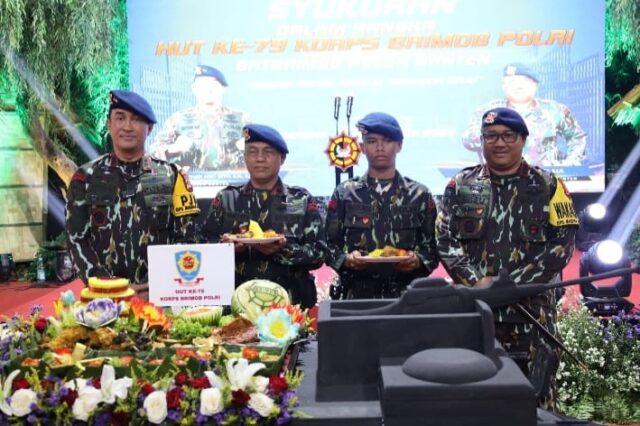 Kapolda Banten Hadiri Syukuran Hari Jadi ke-79 Korps Brimob Polri