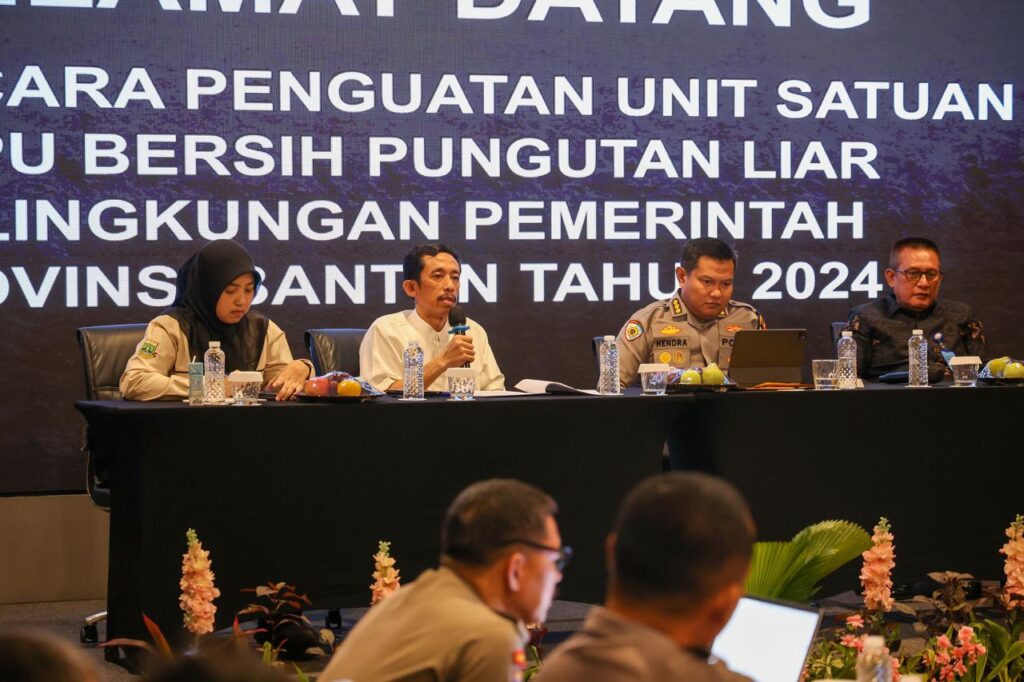 Pemprov Banten Perkuat Unit Satgas Saber Pungli Pemprov Banten Perkuat Unit Satgas Saber Pungli