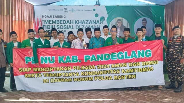 PCNU Pandeglang Gelar Pengajian dan Deklarasikan Pemilu Damai 2024