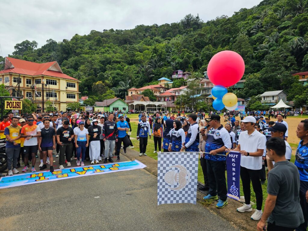 Semarak HUT KORPRI Ke-53: Senam Bersama, Fun Run, dan Team Building di Anambas