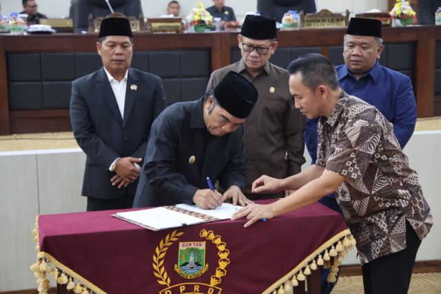 Rp11,548 Triliun, APBD Provinsi Banten Tahun Anggaran 2025 Disahkan