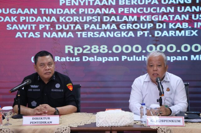 Kejagung Sita Uang Rp288 Miliar dalam Kasus PT Duta Palma Group