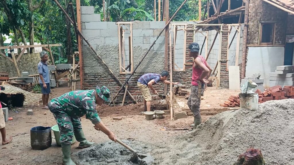 Beri Rasa Aman, Rumah Sarmunah yang Rapuh di Bangun Kodim 0602/Serang