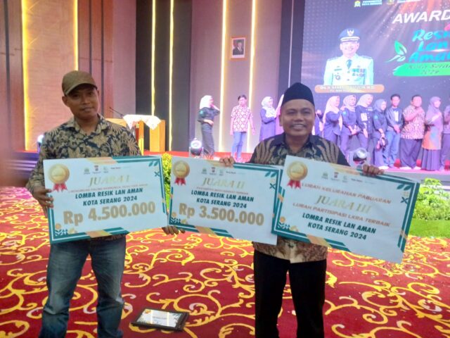 Kelurahan Pabuaran Raih Juara 1 di Lomba Kampung Resik Lan Aman 2024