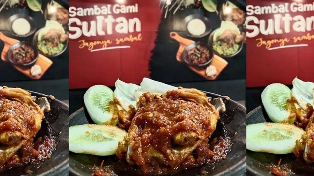 Surganya Sambal di Lebak, Sambal Gami Sultan dengan Lesehan Modern