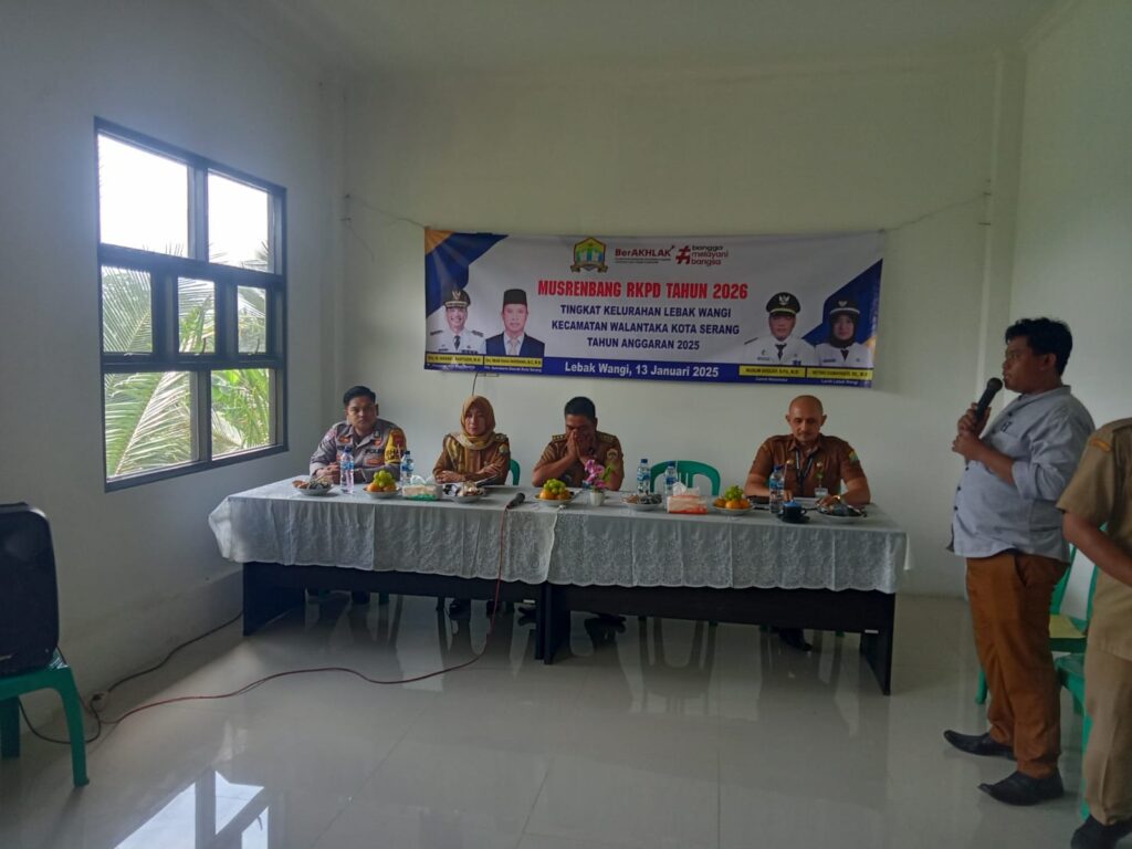 Musrenbang RKPD Tahun 2026 Tingkat Kelurahan Lebak Wangi: Dorong Aspirasi Warga untuk Pembangunan