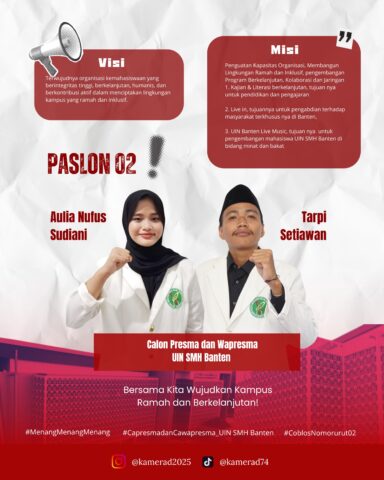 Duo Pemimpin Progresif! Nufus dan Tarpi Siap Guncang Demokrasi di UIN SMH Banten