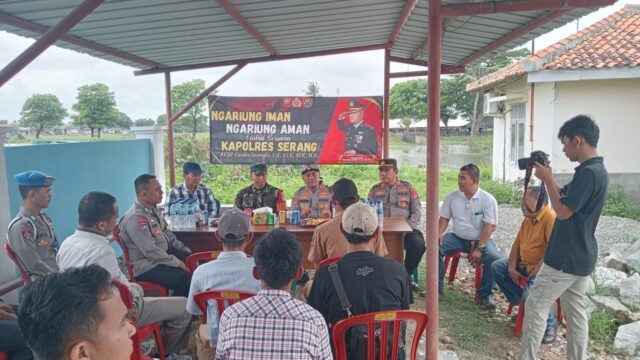 Begini Cara Kapolres Serang Serap Aspirasi dan Dukung Program Ketahanan Pangan