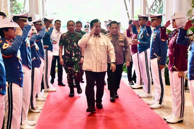 Presiden Prabowo: TNI dan Polri Wujud Eksistensi Negara