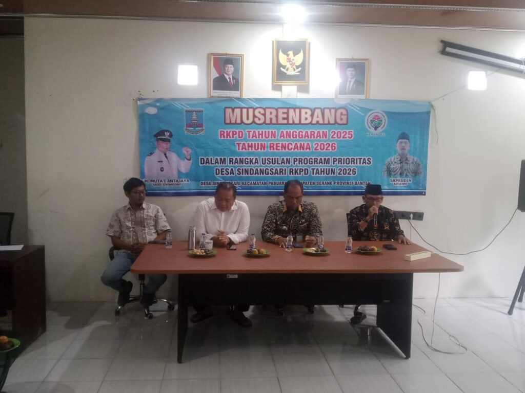 Desa Sindangsari Gelar Musrenbangdes 2025, Fokus pada Prioritas Pembangunan Tahun 2026 Desa Sindangsari Gelar Musrenbangdes 2025, Fokus pada Prioritas Pembangunan Tahun 2026