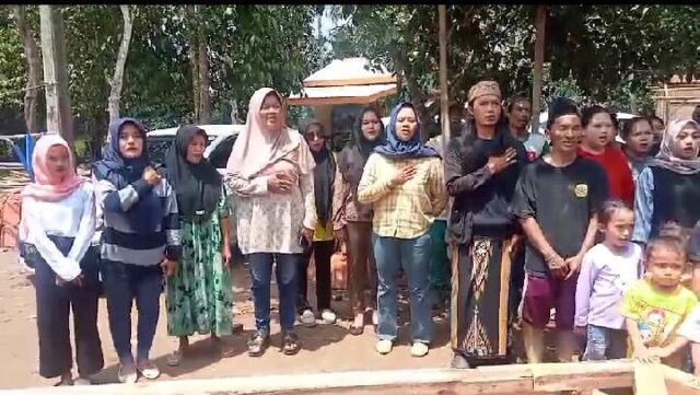 Viral! Lagu Indonesia Raya Dinyanyikan dalam Pembangunan Rumah Sang Piatu di Lebak