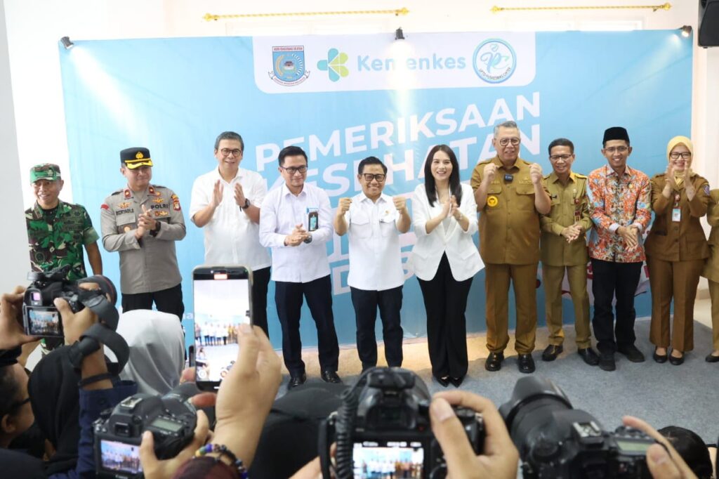 Dampingi Menko Pemberdayaan Masyarakat, Pj Sekda : Pemprov Banten Sambut Program Cek Kesehatan Gratis