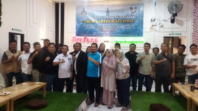 Eks Relawan Andra-Dimyati Bentuk Forum Banten Maju