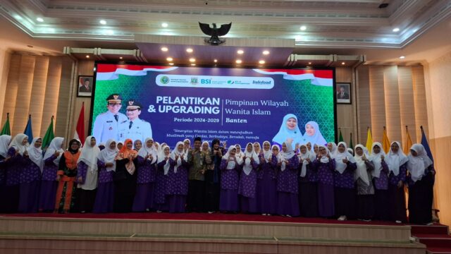 Pimpinan Wilayah Wanita Islam Banten Dilantik, Diharapkan Bersinergi dengan Pemprov