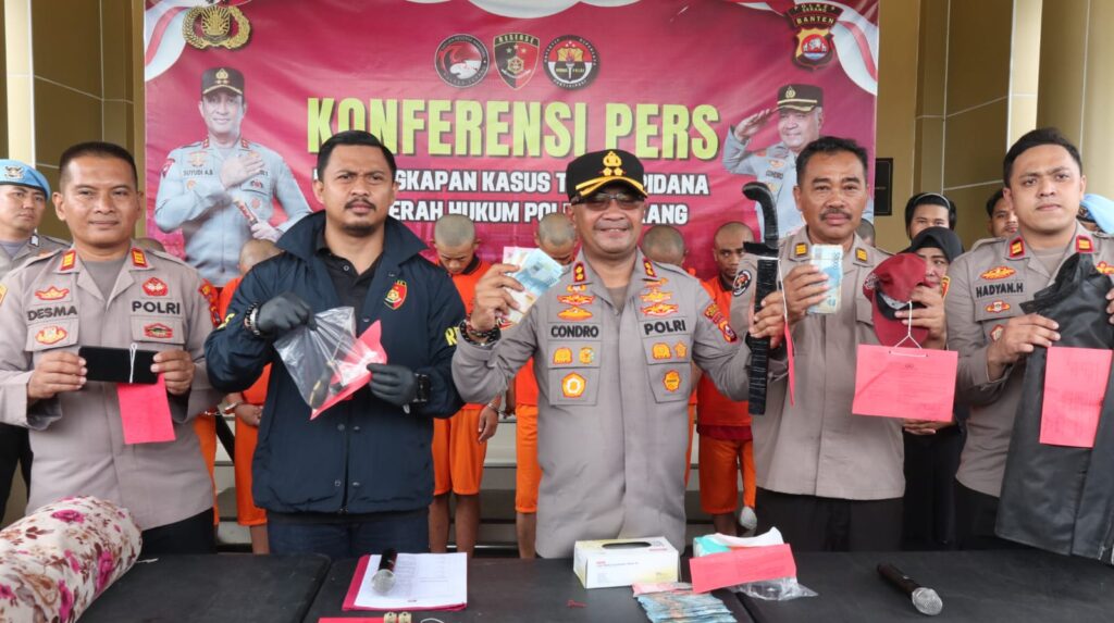 Polres Serang Tangkap Satu Pelaku Specialis Pencuri Losbak dan 4 Penadah Lintas Provinsi