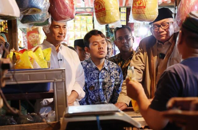 A Dimyati Dampingi BAM DPR RI Pantau Harga Bahan Pokok Penting di Pasar Rau